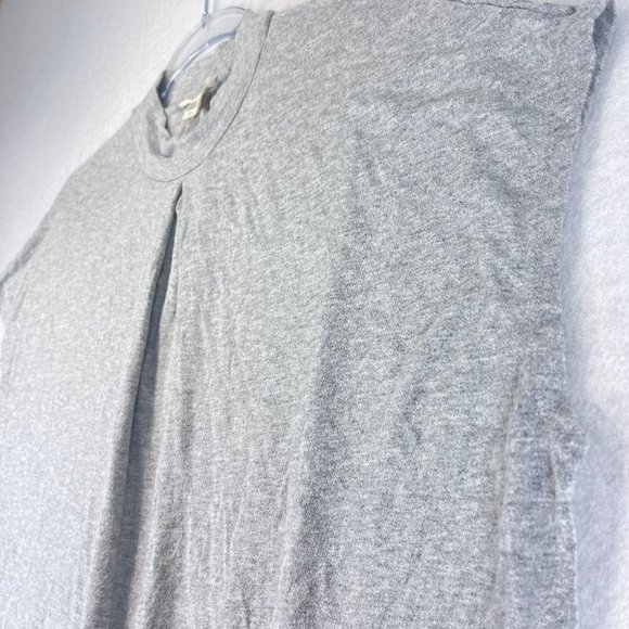 ANTHROPOLOGIE SILENCE + NOISE Womens M Gray Mock Neck Sleeveless Blouse - Picture 3 of 9